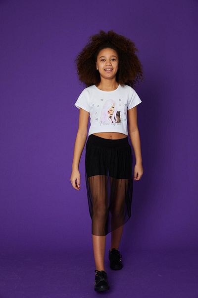 Little Star Girl's Love Girl Printed Blouse