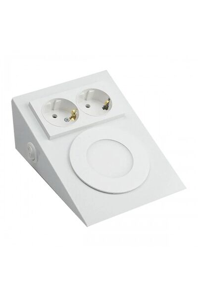 fullreyon Metal Kasa, 2,5 Watt Beyaz Işık Ledli, Çift Prizli, Aç - Kapa Düğme...