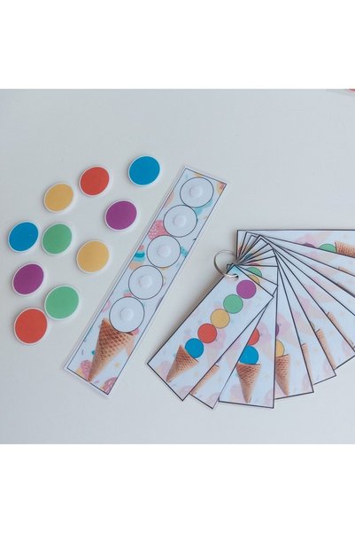 Etkinlik ve çocuk Colorful Ice Cream Balls Activity