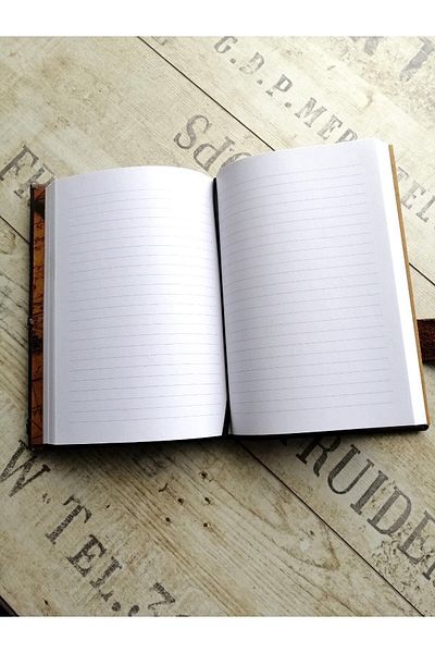 GUETTA Handmade Genuine Leather Daily Scrapbook Shamua Paper Tree