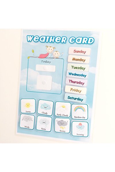 Etkinlik ve çocuk بطاقة الطقسالإنجليزية؟???