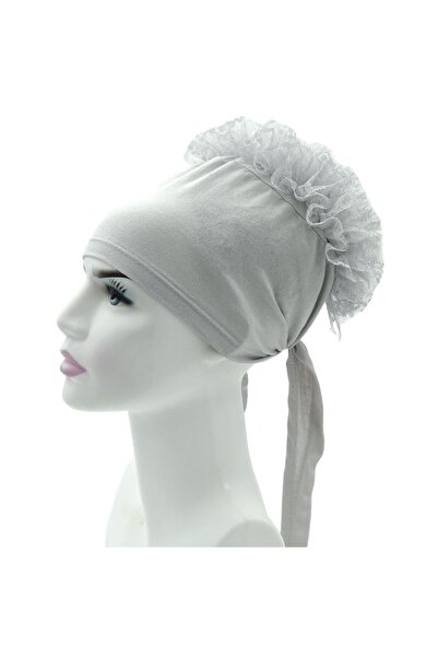 PAKER GİYİM Căciulă pentru femei, de culoare gri, cu volane, anti-alunecare