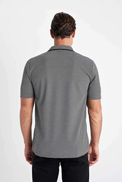 DeFacto Μπλουζάκι με κανονική εφαρμογή Pique Polo Neck