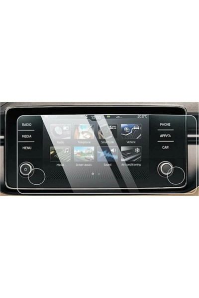corcishop Skoda Kamiq - 9h Navigation Multimedia Tape Nano Screen Protector Film