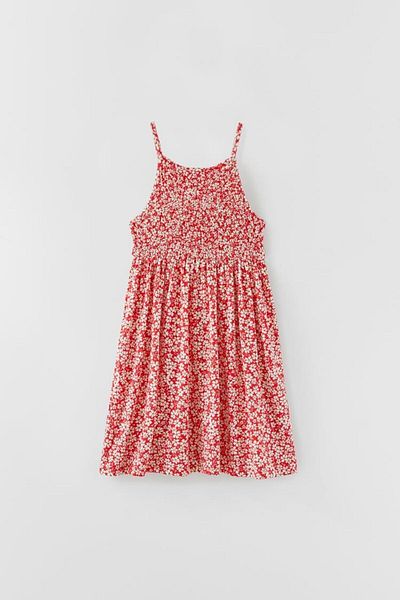 Pink Hippo Kids Rochie de vară cu modele cu bretele pentru fete