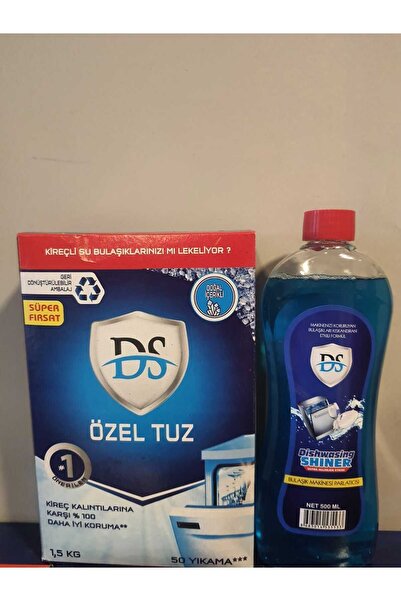 DERİNSU KİMYA Bulaşık Makinesi Tuzu 1500 gr + Parlatıcı 500 ml 2si 1 arada