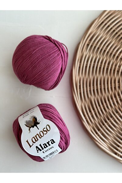 Lanoso Alara Cotton 50 GR Νήματα πλεξίματος χειρός - Κωδικός χρώματος: 950