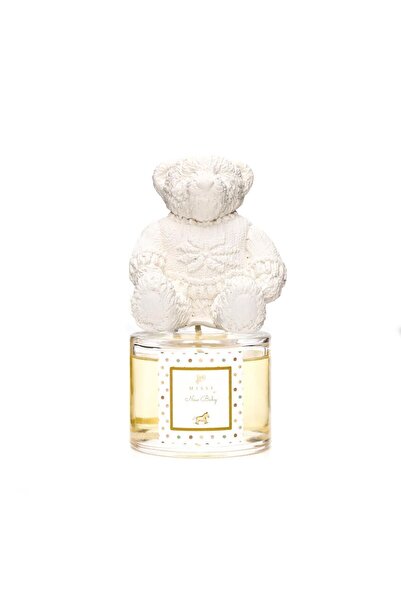 Missi 100 ml Ekru Ayıcık Seramik Taşlı Missi Baby Oda Kokusu