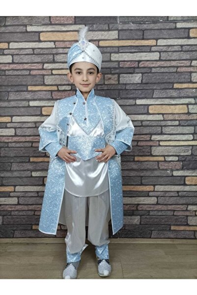 Başak Sünnet Sarayı (0-10 YAŞ) Mavi Şehzade Model Sünnet Kıyafet Yeni Sezon