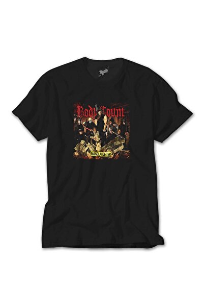 Generic Brand Body Count Manslaughter Black Kids T-Shirt 13-14 Years