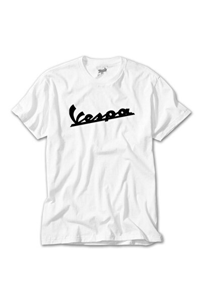 Generic Brand Vespa Logo 2 White T-shirt