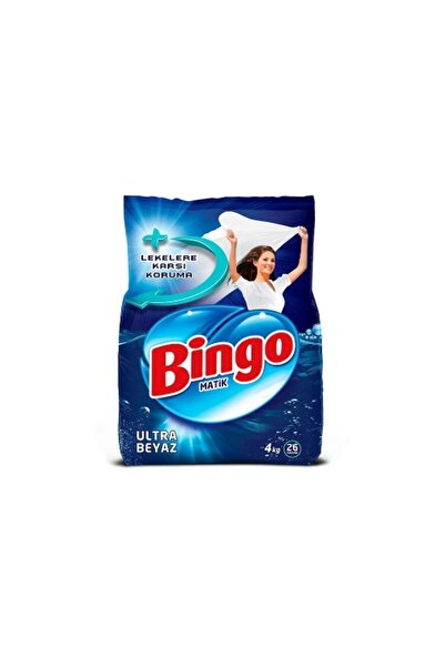 Bingo 2'li Bingo Matik 4 Kg. Ultra Beyaz ( toz deterjan )