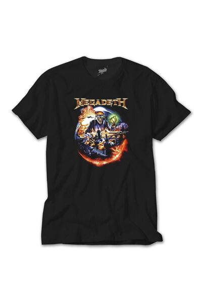 Karadeniz Μαύρο T-Shirt Megadeth Judge Skull