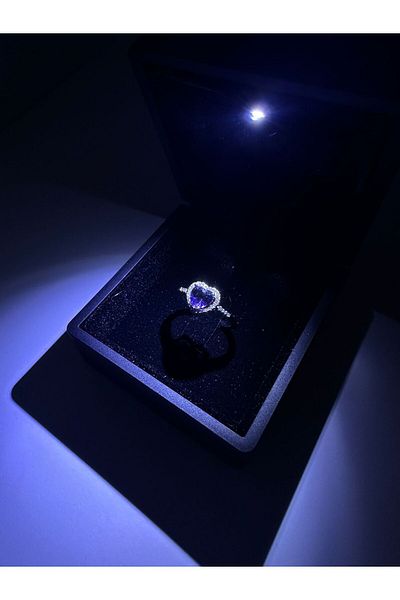 DMR Accessoire Serious Relationship Ring with Heart - Steel in Light Box