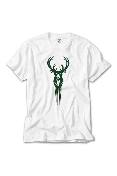 Karadeniz Milwaukee Bucks Logo White T-shirt Unisex