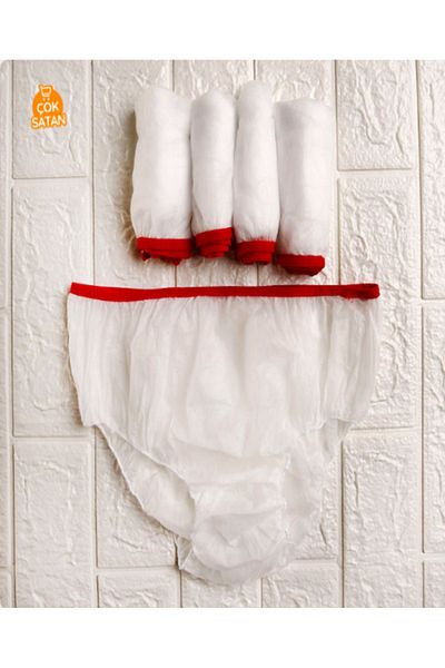WİİK NATUREL E-Baby Pregnant Maternity Panties - 5 Disposable, Super Quality