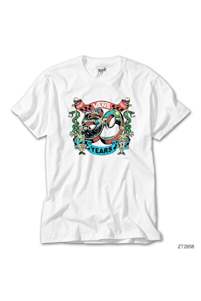 Generic Brand Vns 50 Years White T-shirt
