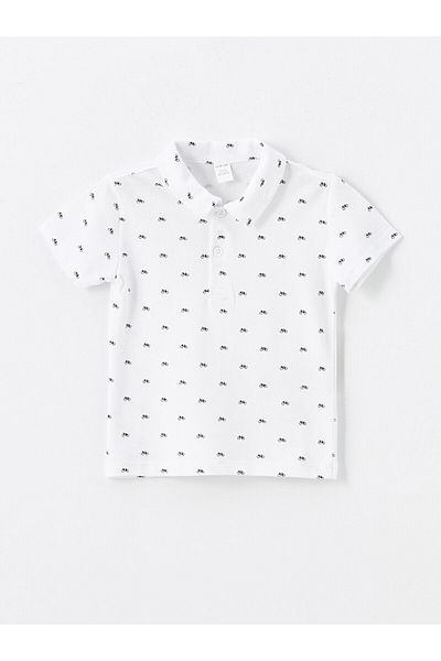 LC Waikiki Chlapecké tričko s potiskem LCW baby Polo Collar