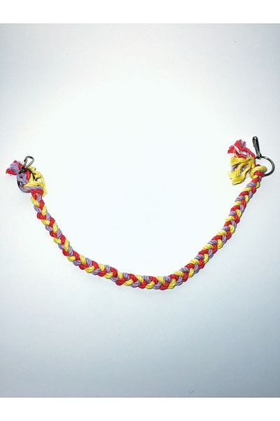 Ciko Kafes Parrot Bird Braided Colored Rope