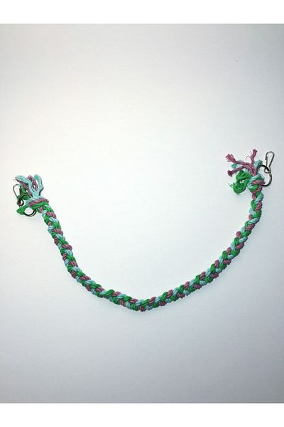 Ciko Kafes Parrot Bird Braided Colored Rope