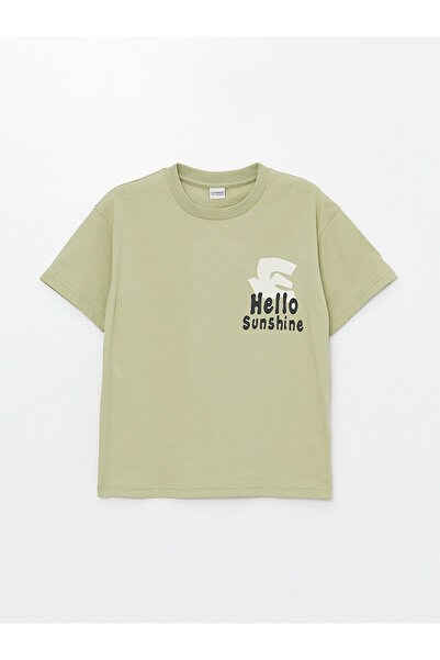 LC Waikiki Chlapecké triko LCW – pohodlný střih, výstřih s výstřihem, krátký ...