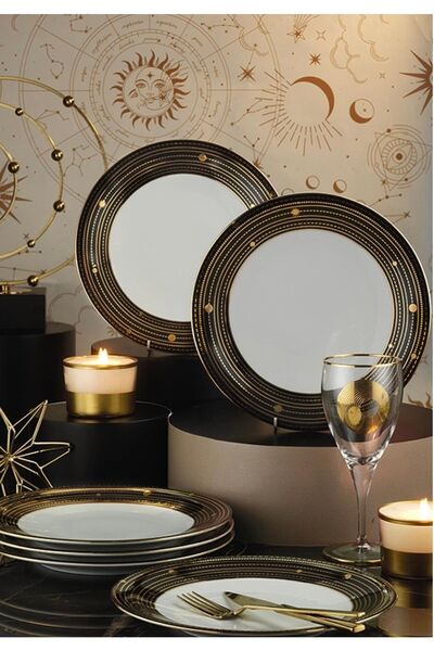 Kütahya Porselen Cosmic Love Zeugma 6 Parça Servis Tabağı 11908