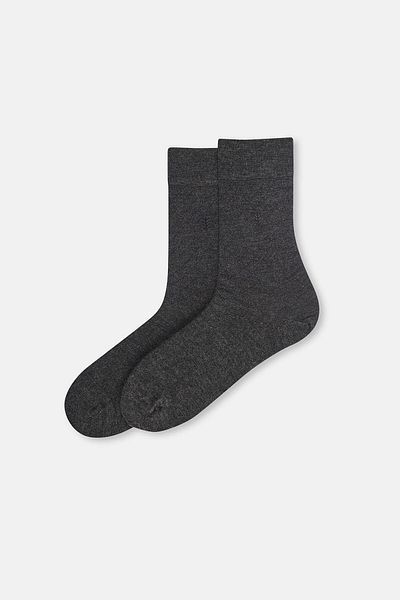 Dagi Geräucherte Socken für Herren mit Bambusblatt-Muster