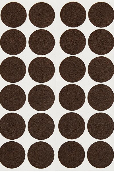 Kacar Home 96 Adet 20mm Yapışkanlı Sandalye, Masa, Koltuk Altı Parke Koruma K...