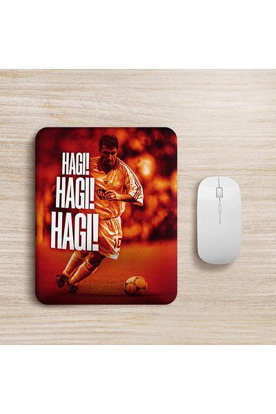 OFFSIDESIGN Georghe Hagi Design Τυπωμένο Κίτρινο Κόκκινο Ορθοπεδικό Mouse Pad