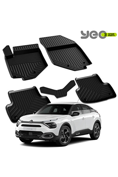 YEO Citroen C4 Suv 2020-2024 Model Yılları İçin Uyumlu Yeo 4D Havuzlu Paspas ...