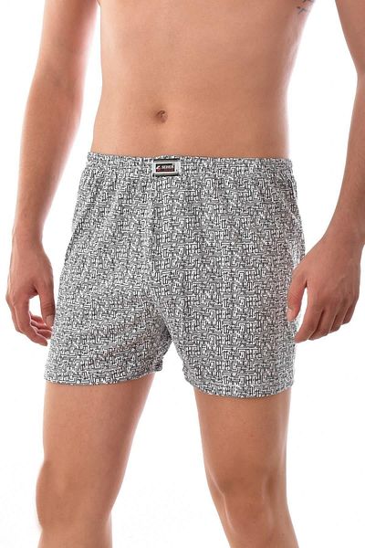 Seher Men's Boxer Briefs Frost Buttoned Patterned 12 Pack 0007