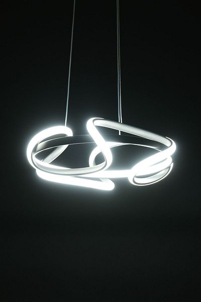 Fer Avize Denver Modern Design Black Color Dining Table Top - Kitchen - Living Room White Led Pendant Chandelier