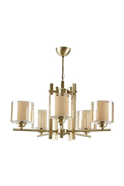 Fer Avize Pierro Retro Rustik Eskitme Gövce Çift Camlı Salon - Mutfak - Yatak...