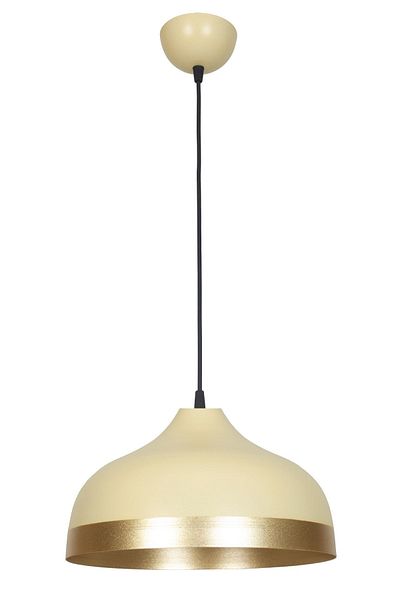 Fer Avize Nilay Special Design Cream Metal Cafe - Kitchen Single Chandelier