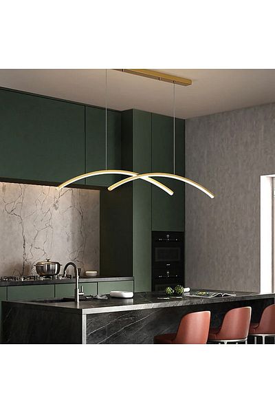 Fer Avize Almira Modern Design Antique Color Dining Table Top - Kitchen - Living Room White Led Chandelier of 2