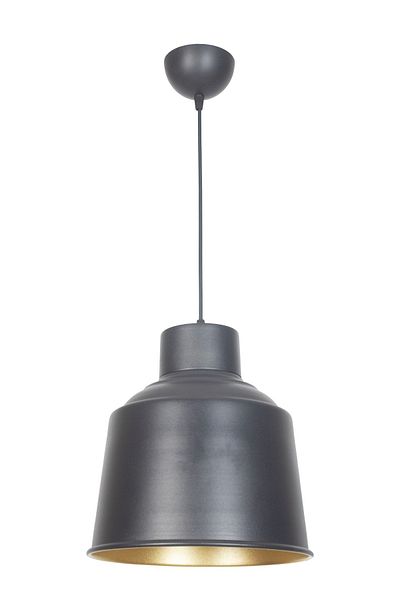Fer Avize Bonita Modern Design Black Inside Gold Color Metal Cafe - Kitchen Single Chandelier