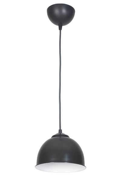 Fer Avize Cute Small Modern Design Black Color Metal Cafe - Kitchen Single Chandelier