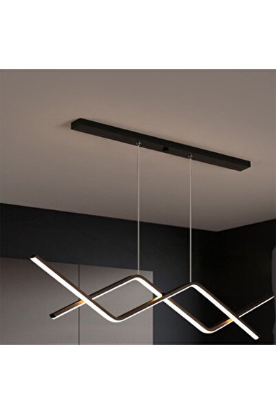 CATLUZ Siyah Makas Led Lamba,sarkıt Avize,modern Aydınlatma,dekoratif 3000k