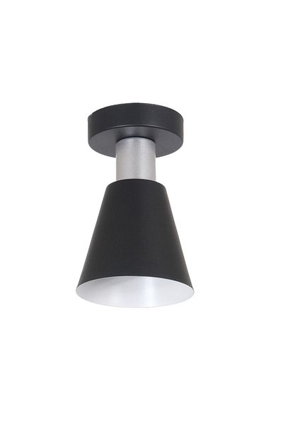 Fer Avize Pancu Modern Design Cafe Kitchen Hall Living Room Low Ceiling Black Color Metal Single Chandelier