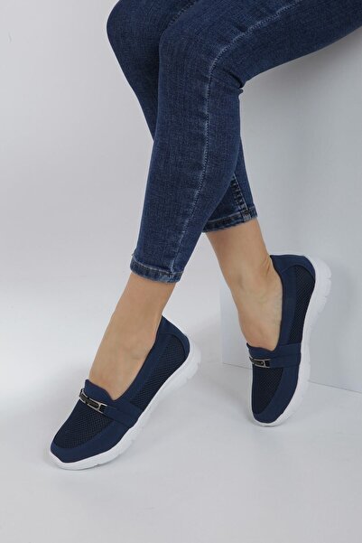 expres moda Ženske tamnoplave cipele Elastično Faylon potplat, potpuno ortope...