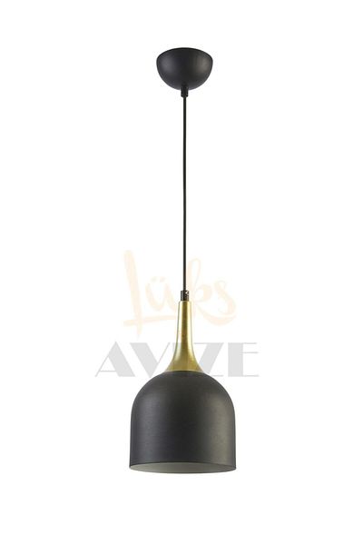 Fer Avize Reına Modern Design Metal Head Black Color Pendant Lamp Cafe - Kitchen Single Chandelier