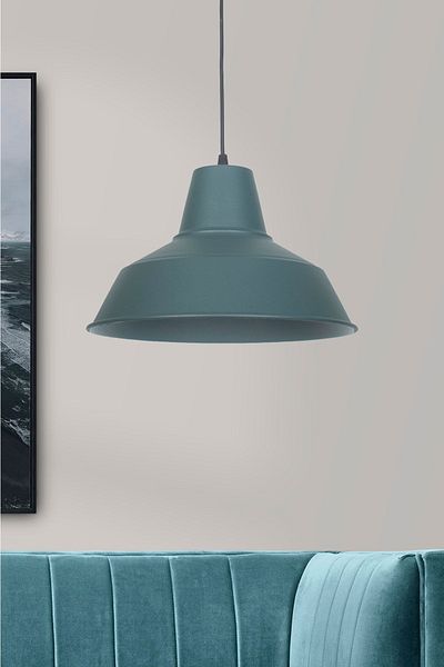 Fer Avize No33 Modern Design Anthracite Color Metal Pendant Lamp Cafe - Kitchen Single Chandelier