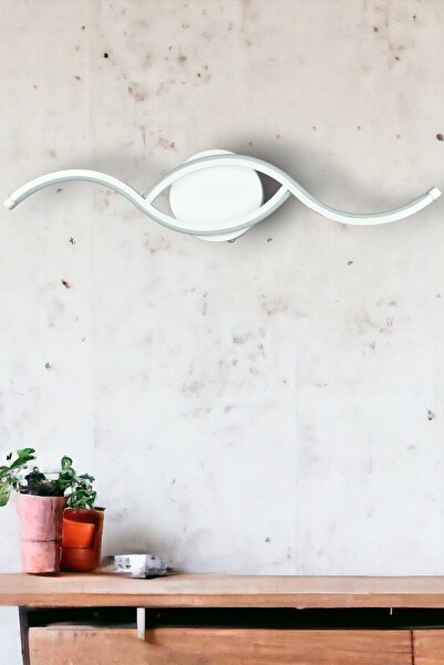 Fer Avize Ezgi Modern Tasarım Beyaz Renk Gün Işığı Ledli Banyo - Mutfak - Sal...