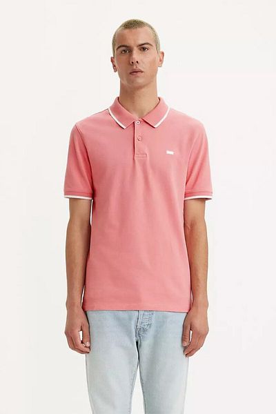 Levi's Polo Neck Pink T-shirt - A4842-0009