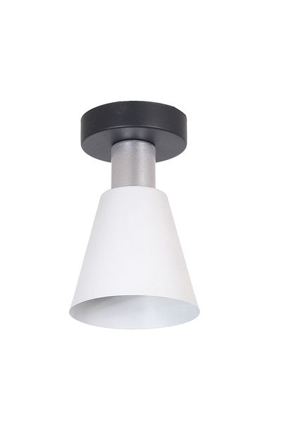 Fer Avize Pancu Modern Design Cafe Kitchen Hall Living Room Low Ceiling White Color Metal Single Chandelier