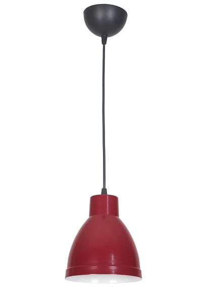Fer Avize Denis Modern Design Burgundy Color Metal Single Cafe - Kitchen Chandelier