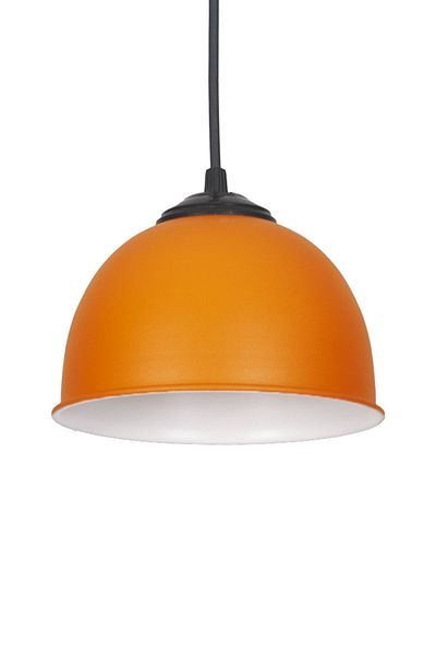 Fer Avize Cute Small Modern Design Orange Color Metal Cafe - Kitchen Single Chandelier