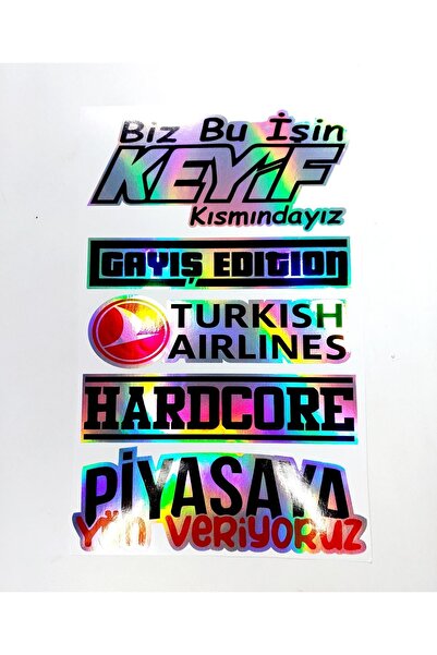 VTR AKSESUAR ملصق تلقائي للزجاج الخلفي مع الهولوغرام