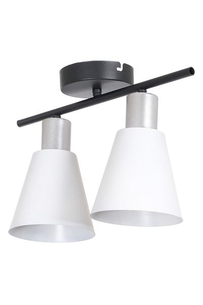 Fer Avize Cool Modern Design Bedroom - Living Room - Kitchen - Cafe White Color 2-Piece Chandelier