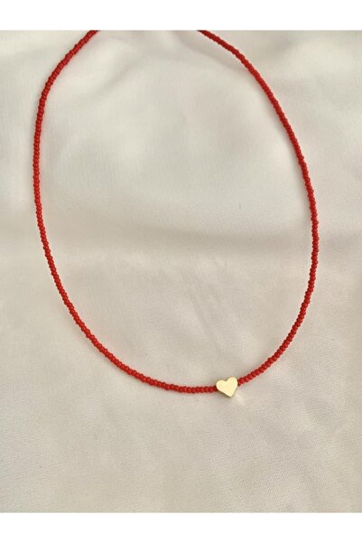 Genel Markalar Kalpli Kırmızı Kolye